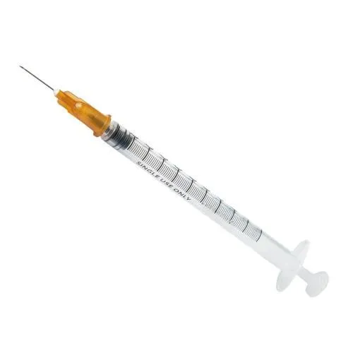 Siringa per insulina extrafine 1ml 100 ui ago removibile 26 gauge 0,45x12 mm 1 pezzo