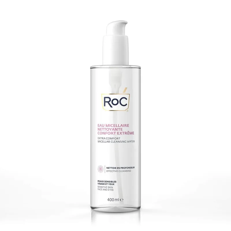 Roc Extra Comfort Acqua Micellare - Detergente Delicato, 400ml