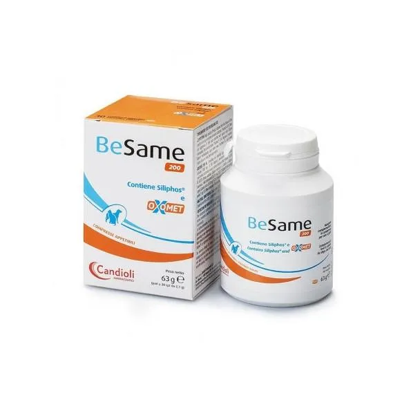 Besame 200 - Integratore di 30 Compresse per Cani e Gatti