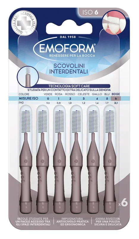 Emoform scovolino iso 6 beige