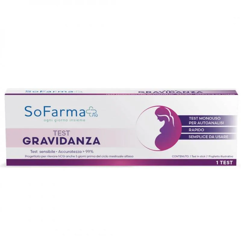 Sofarmapi Test di Auto-Diagnosi della Gravidanza - 1 Pezzo