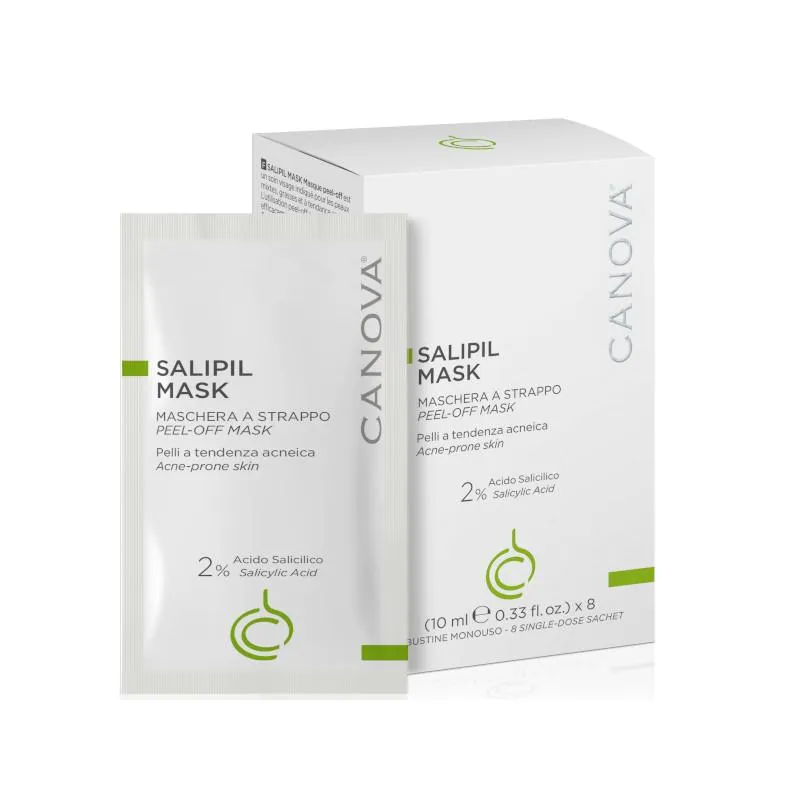 Canova Salipil Maschera Monouso - Pacco da 8 Bustine da 8ml