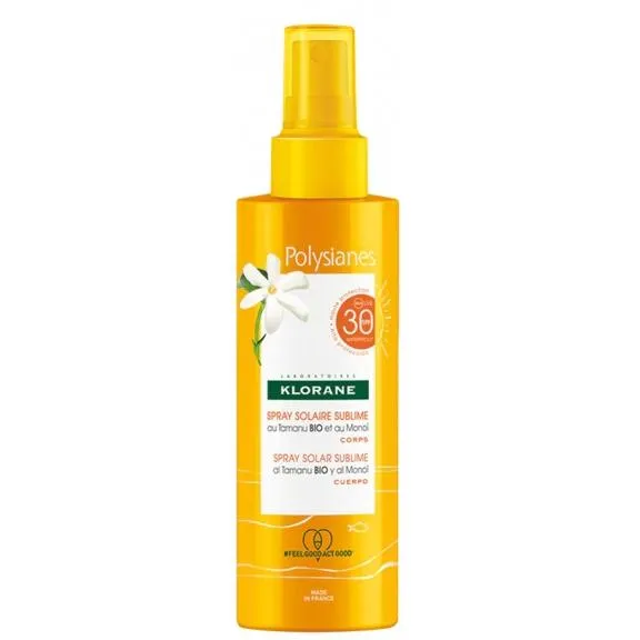 Klorane Sublime Corpo Spray Solare Protettivo SPF30 200ml