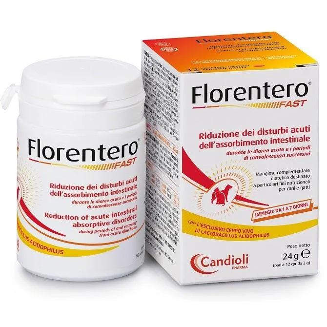 Candioli Florentero Fast - Integratore Alimentare per Cani e Gatti