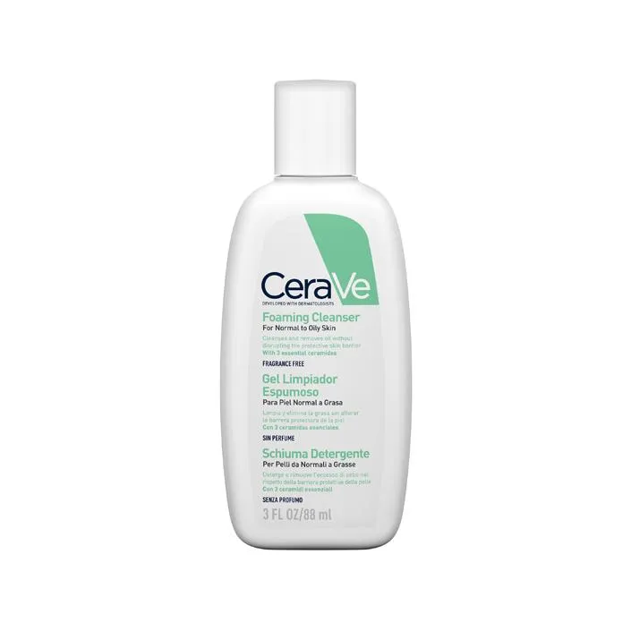 CeraVe Schiuma Detergente Seboregolatrice per Pelle Grassa - 88 ml