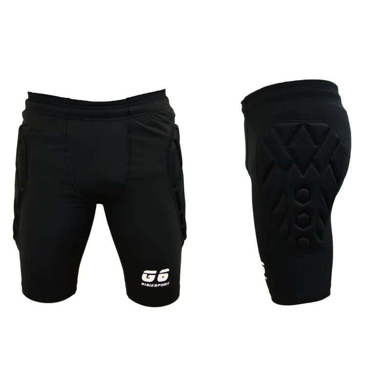 Pantaloni da compressione per portiere imbottiti Gisix