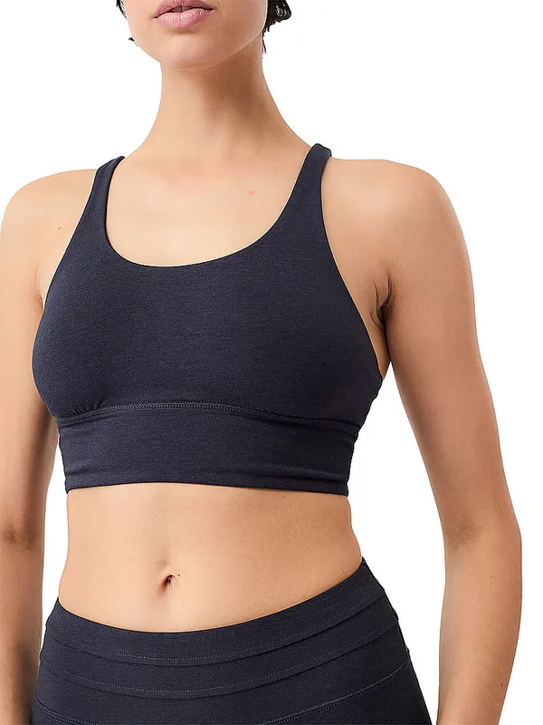 MANDALA Reggiseno sportivo da donna New Studio a supporto medio blu | S
