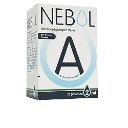 Nebul soluzione fisiologica 25 flaconcini monodose 2 ml