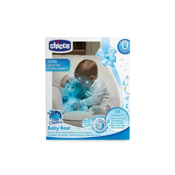 Chicco Gioco Orsetto Baby in Azzurro - Peluche Educativo