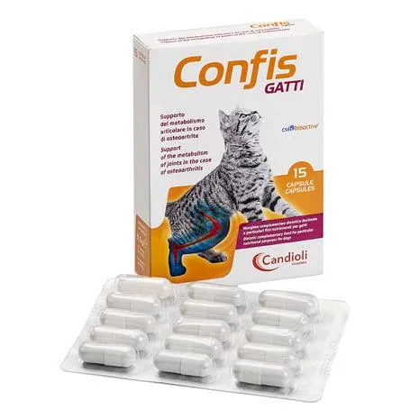 Confis Supplemento Alimentare per Gatti - 15 Capsule