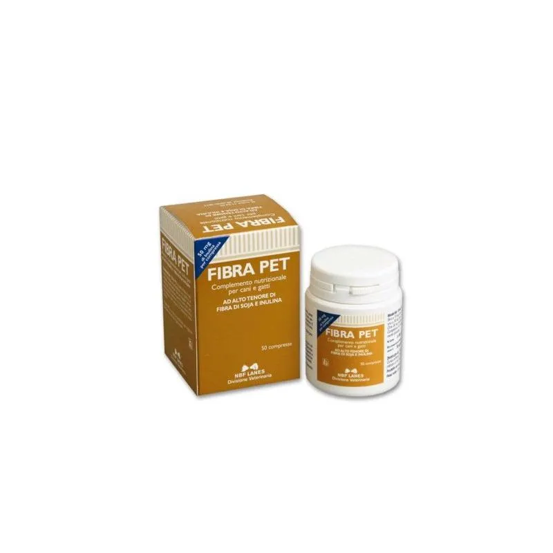 Complemento Alimentare Fibra Pet 50 Compresse per Cani e Gatti