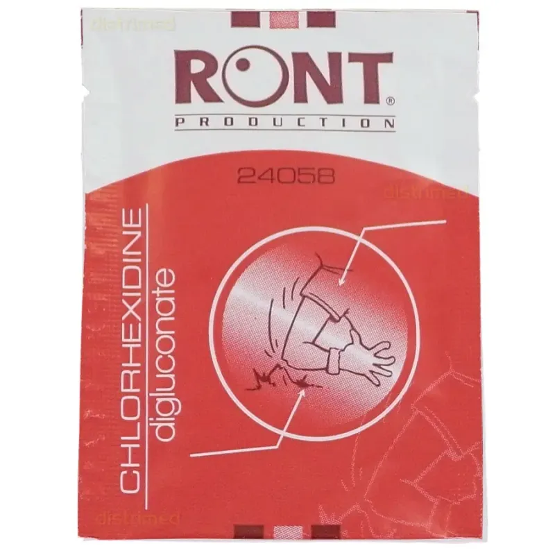 Salviettine alla clorexidina Sporti (x10)