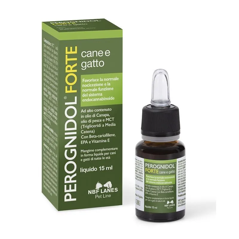 Forte Perognidol Complemento Alimentare per Cani e Gatti, 15ml