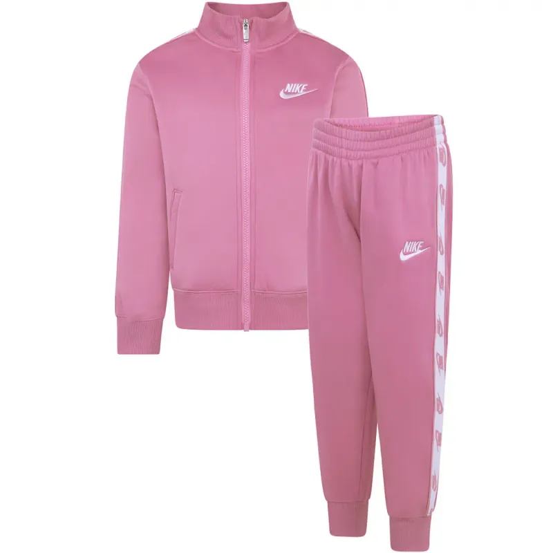 Completo con zip con logo per bebé Nike
