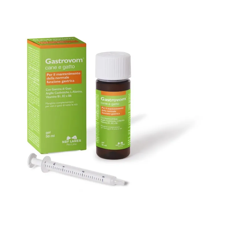 GastroVom Gel Mangime Supplemento Nutrizionale per Cani e Gatti - 50ml