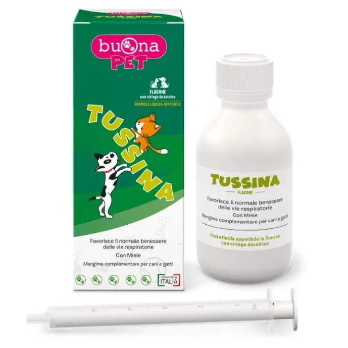 Tussina Buona Pet - Mangime Complementare per Cani e Gatti, 100g