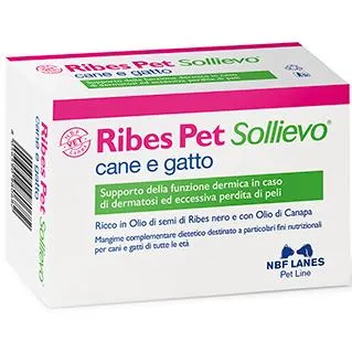 Nbf Lanes Ribes - Perle di sollievo per cani/gatti, 30 pezzi