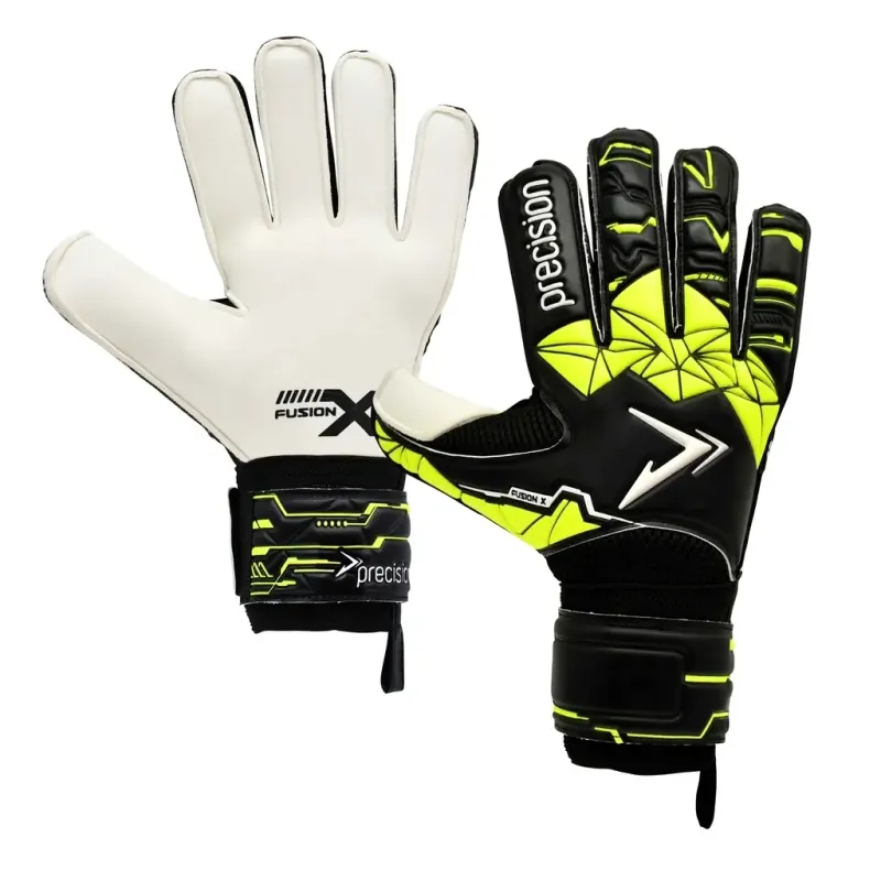 Guanti da portiere per bambini Precision Fusion X Flat Cut Finger Protect