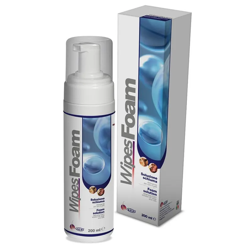 Wipes Foam Schiuma Detergente per Cani e Gatti 200ml