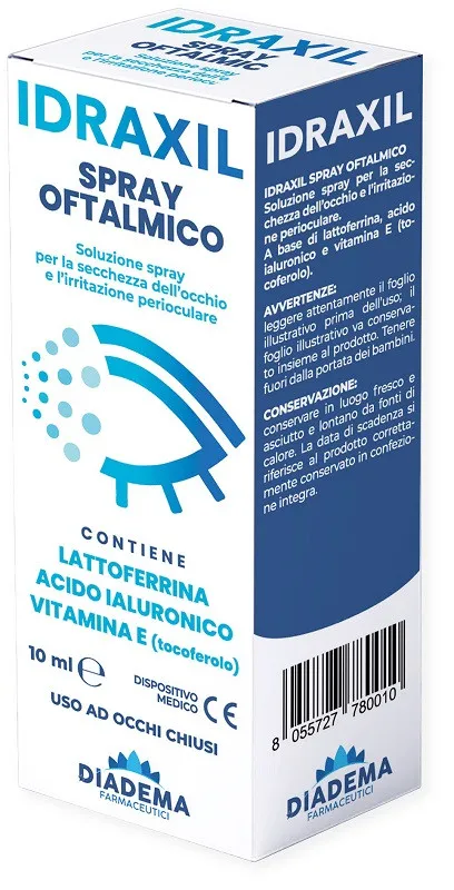 Idraxil spray oftalmico 10ml