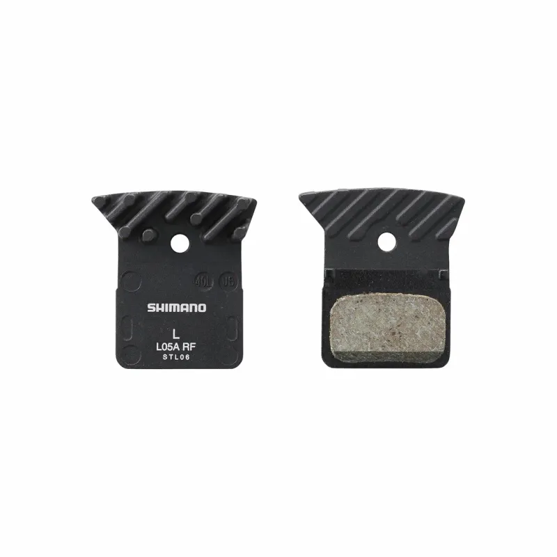Pastiglie per freni da bicicletta con tampone in resina e molla Shimano L05A (x2)
