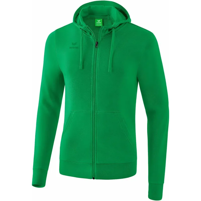 Felpa con zip e cappuccio per bambini Erima Basic
