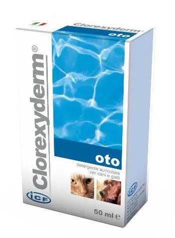 Clorexyderm oto detergente auricolare per cani e gatti 50ml