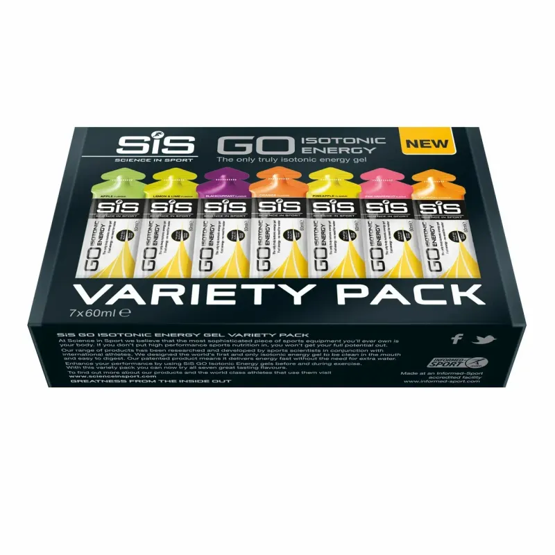 Varietà di gel energetici Science in Sport Go Isotonic (x7)