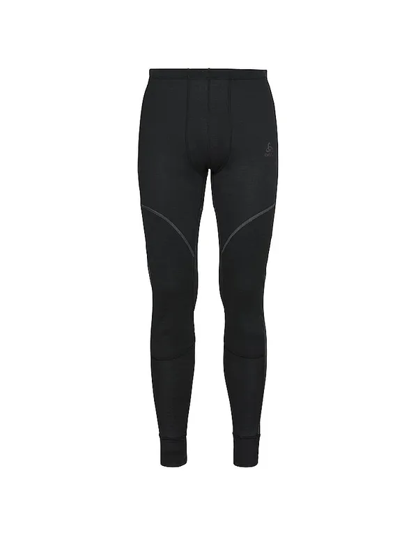 ODLO Pantaloni funzionali da uomo ACTIVE X-WARM ECO Base Layer nero | XXL