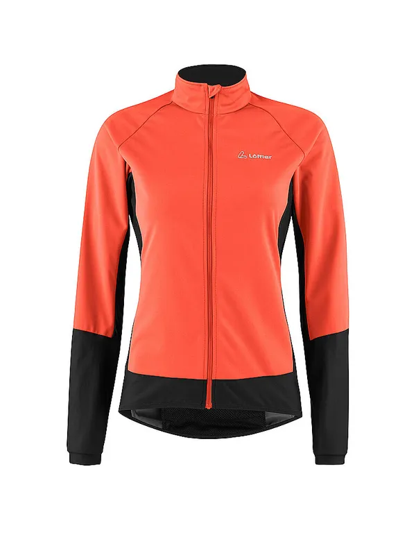 LÖFFLER Giacca invernale da ciclismo da donna Alpha Airblocc Light corallo | 42