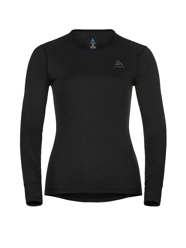 ODLO Maglietta intima funzionale da donna ACTIVE WARM ECO nero | XS