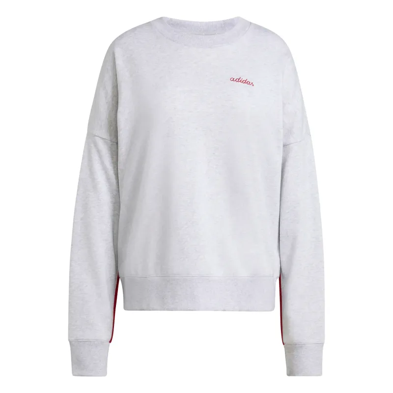 Felpa con grafica ricamata donna adidas Essentials Colorpop