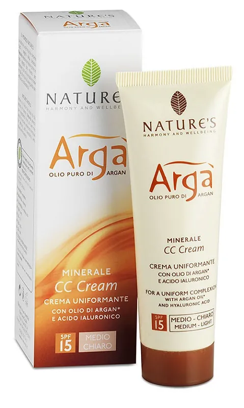 Arga' minerale cc cream viso medio chiara 50 ml