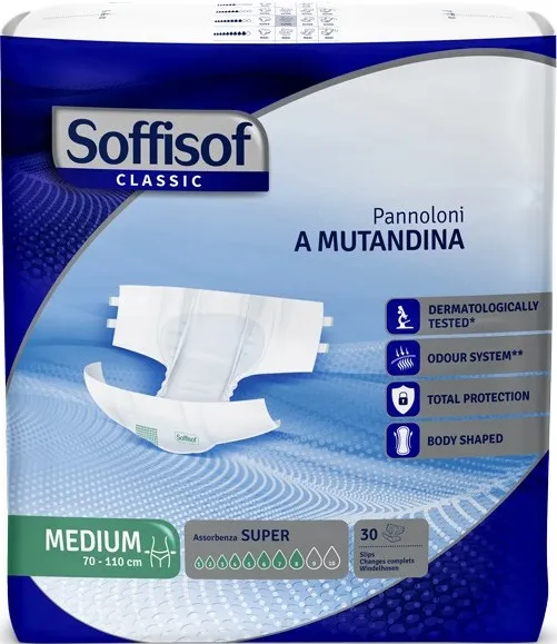 Pannolone mutandina soffisof classic super m 30 pezzi