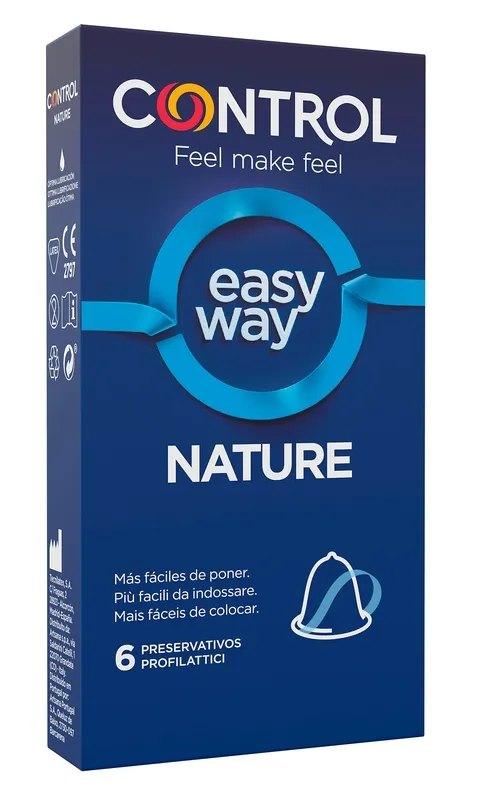 Profilattico control new nature easy way 6 pezzi