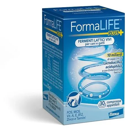 FormaLife Plus: Probiotici Premium per Cani e Gatti - 30 compresse