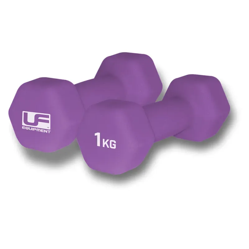 Manubrio esagonale rivestito in neoprene UFE Urban Fitness (x2)