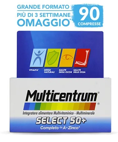 Multicentrum select 50 piu 90cpr
