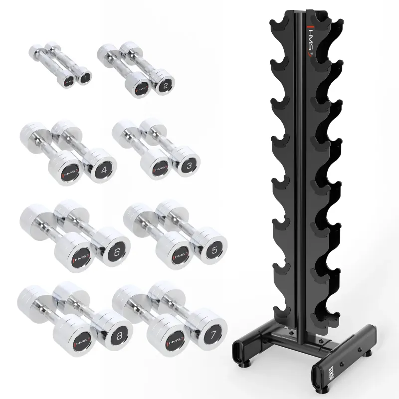 Halterofilia cromati con supporto STR36 HMS CHD (x8)