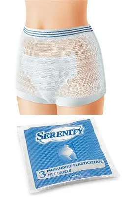 Serenity mutandina rete l 3pz