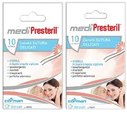 Cerotto per sutura medipresteril 6,4x108 mm 10 pezzi