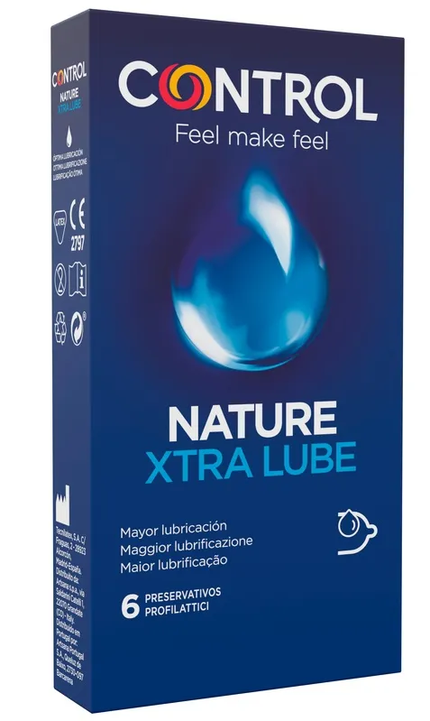 Profilattico control new nature 2,0 xtra lube 6 pezzi