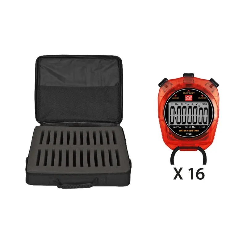 Kit cronometro valigetta morbida Digi Sport Instruments DT481 (x16)