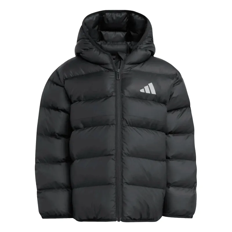 Giacca a vento sintetica con cappuccio per bambini adidas