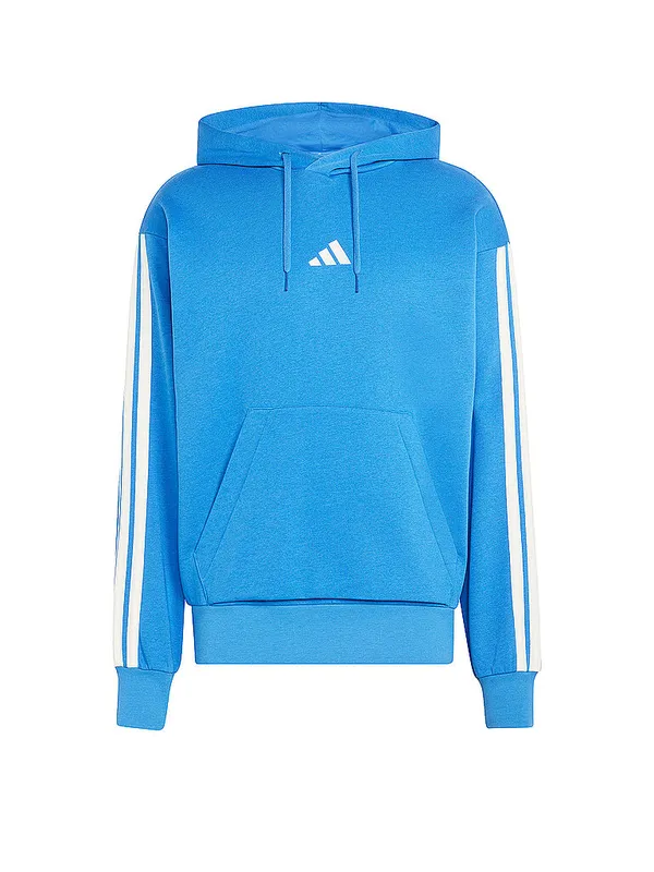 ADIDAS Felpa con cappuccio da uomo 3S blu | XL