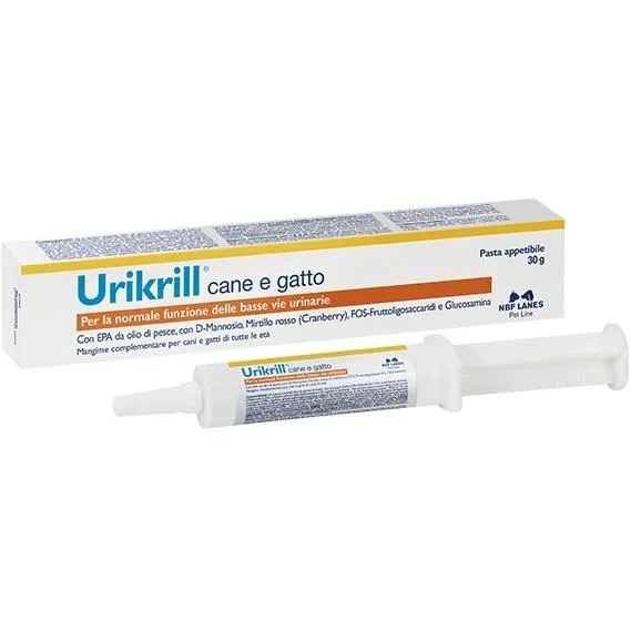 Pasta Complementare Urikrill Nbf Lanes per Cani e Gatti - 30g