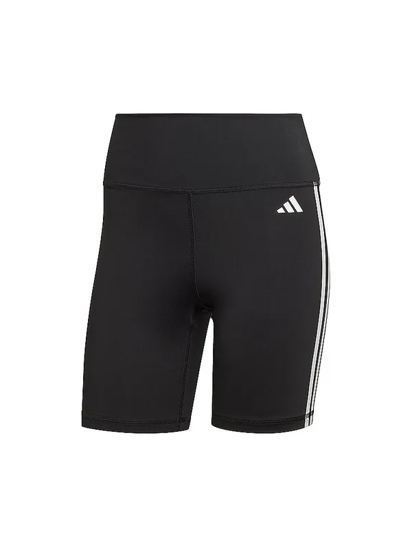 ADIDAS Fitnesstight da donna Essentials a 3 strisce a vita alta nero | XS
