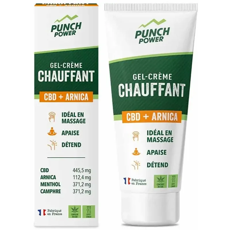 Gel-crema riscaldante Punch Power CBD + ARNICA