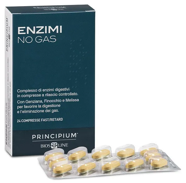 Principium enzimi no gas 24 compresse