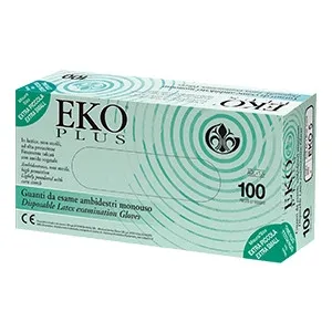 Guanto lattice eko 7 100pz